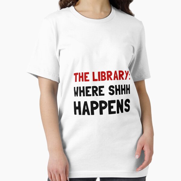 Vista previa del artículo con la obra «Biblioteca Shhh sucede», diseñado y vendido por TheBestStore.