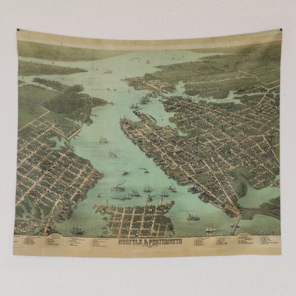 Item preview, Norfolk & Portsmouth, Virginia (1873) designed and sold by allhistory.