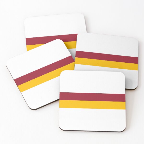 Item preview, Motherwell Retro 1958 White Amber Claret Bars designed and sold by Sporting Colour.