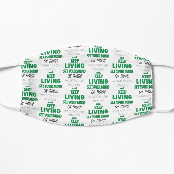 Keep Living Flat Mask