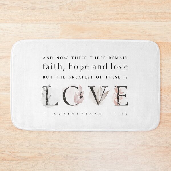 Item preview, LOVE, 1 Corinthians 13:13 designed and sold by KAMdesignhaus.