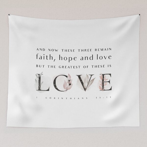 Item preview, LOVE, 1 Corinthians 13:13 designed and sold by KAMdesignhaus.