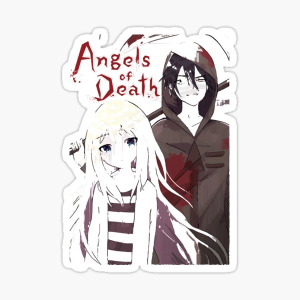 AOD: Zack, Rachel art by Kibo-Kibo - Angels Of Death - Sticker