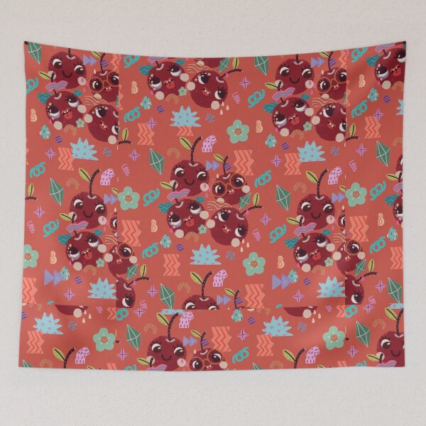Item preview, Crazy Cherries pattern designed and sold by Artipsy designs.