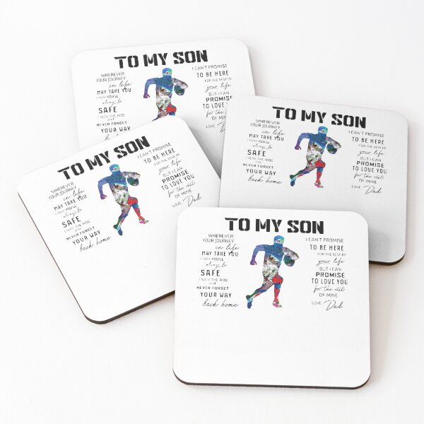 Item preview, Rugby Dad To My Son Love You Colors designed and sold by CarolineJonas.