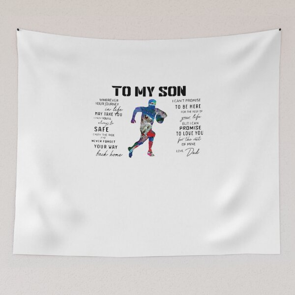 Item preview, Rugby Dad To My Son Love You Colors designed and sold by CarolineJonas.