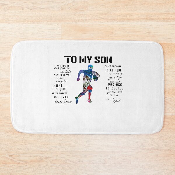 Item preview, Rugby Dad To My Son Love You Colors designed and sold by CarolineJonas.