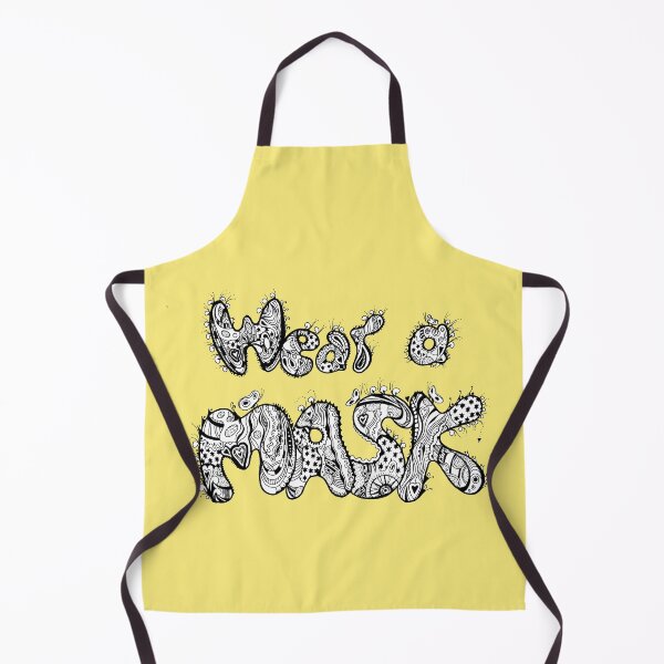 Item preview, Wear A Mask in Black and White  designed and sold by Heatherian.
