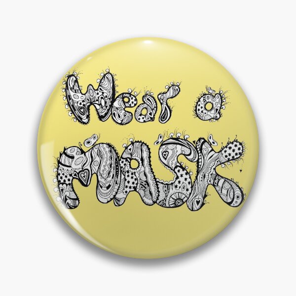 Item preview, Wear A Mask in Black and White  designed and sold by Heatherian.