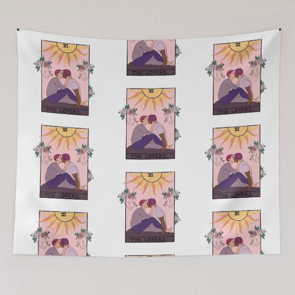 Item preview, The Lovers tarot card design, male designed and sold by iconicus-design.