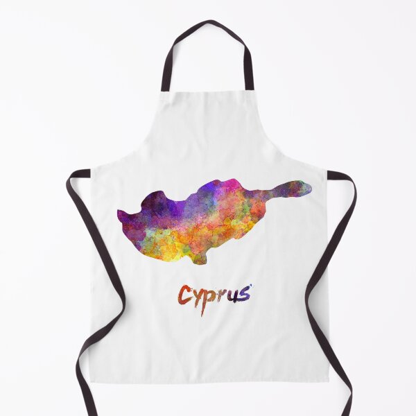 Item preview, Cyprus map in watercolor designed and sold by paulrommer.