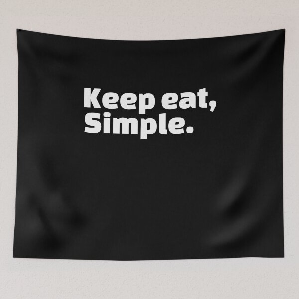 Item preview, Keep eat, Simple. designed and sold by HorizonDesignz.