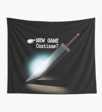 New Game / Continue? Wall Tapestry