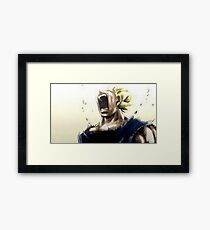 Vegeta Framed Print