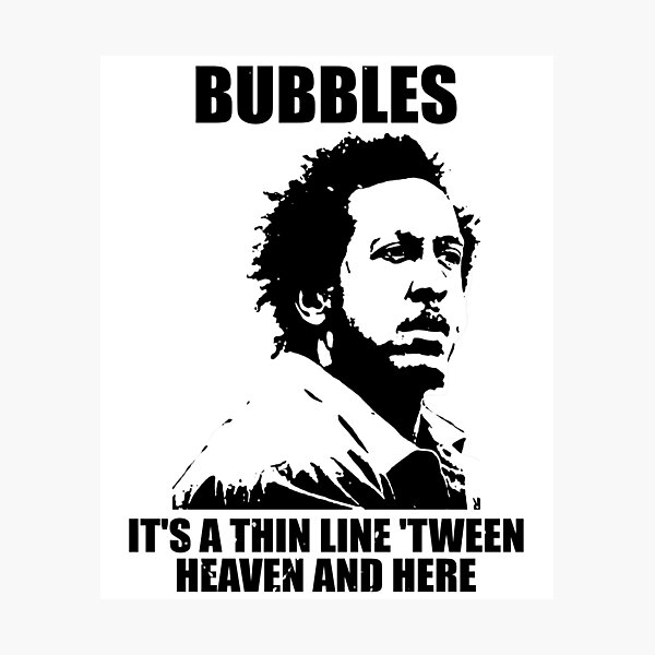 Bubbles ormar is coming the wire Photographic Print