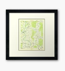 USGS TOPO Map Alabama AL Maysville 304515 1936 24000 Framed Print