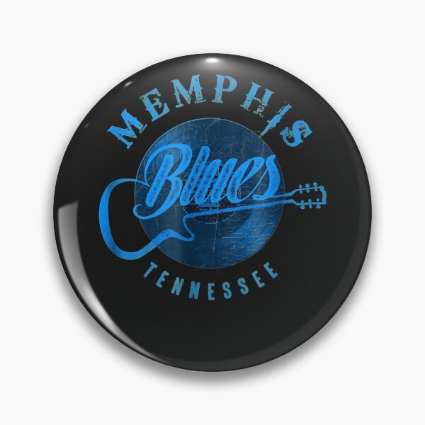 Item preview, Memphis Blues Music Blue Guitar Vintage designed and sold by LacyOrn.