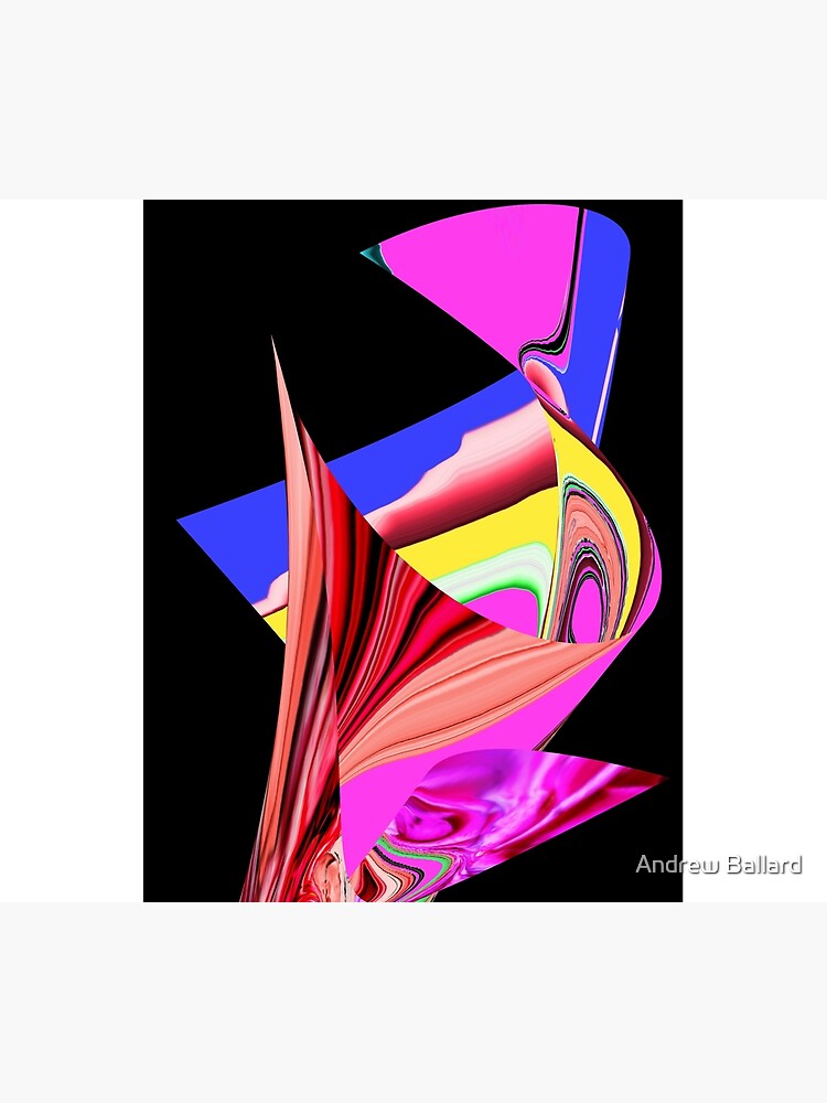 Thumbnail 2 of 2, Duvet Cover, Vivid Digital Bouquet designed and sold by Andrew Ballard.