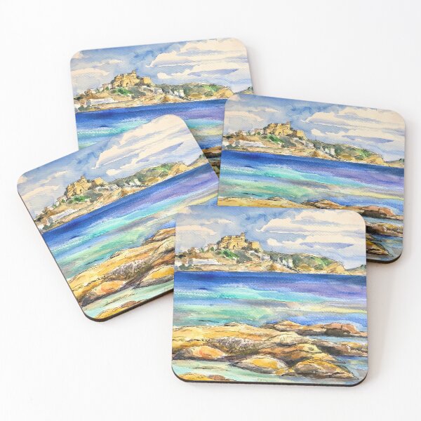 Item preview, Ibiza Island´s coastal view designed and sold by Tuomiartwork.