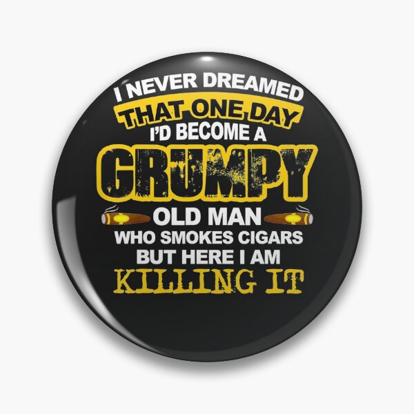 Item preview, Men's A Grumpy Old Man Who Smokes Cigars Cigar Lover designed and sold by LacyOrn.