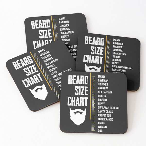 Item preview, Men's Beard Measurement Chart Gift Beard Length designed and sold by LacyOrn.