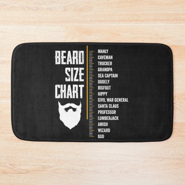Item preview, Men's Beard Measurement Chart Gift Beard Length designed and sold by LacyOrn.