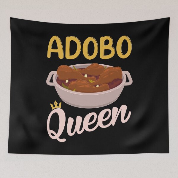 Aperçu de l'œuvre Graphique drôle de la reine Adobo de l'amateur de nourriture philippin créée et vendue par jakehughes2015.
