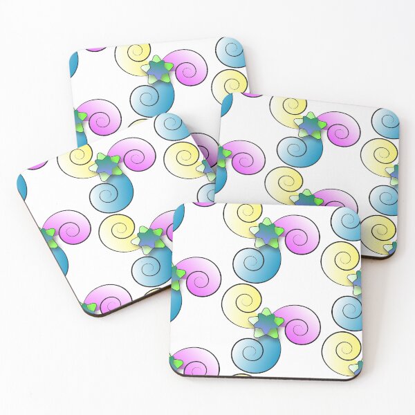 Item preview, Lindas espirales: amarillo, rosa, azul y verde designed and sold by TheOnlySiteLeft.