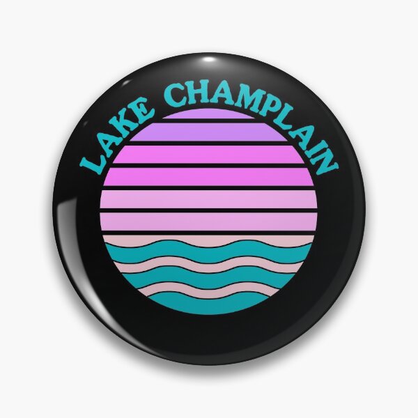 Item preview, Lake Champlain - Retro Vaporwave designed and sold by Chubuter.
