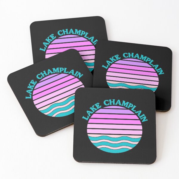 Item preview, Lake Champlain - Retro Vaporwave designed and sold by Chubuter.