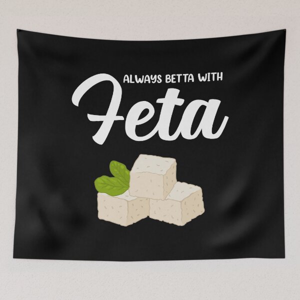 Item preview, Greek Food Betta With Feta Cheese graphic designed and sold by jakehughes2015.