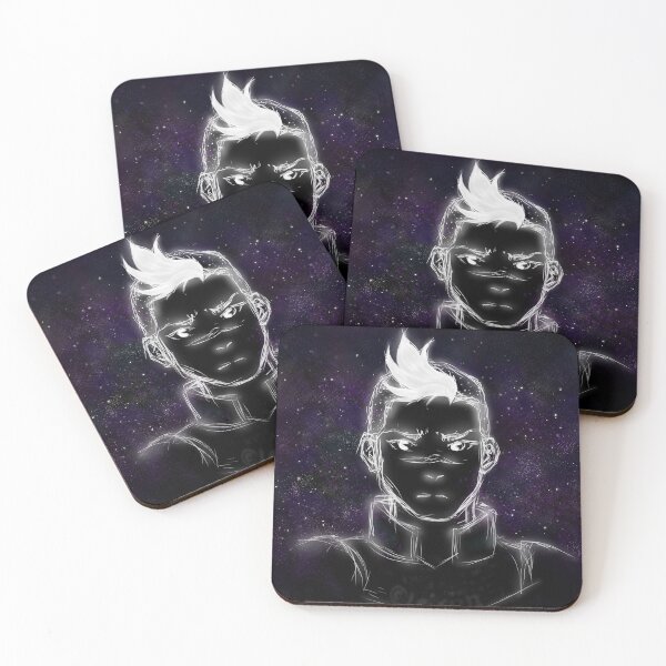 Item preview, glowing cosmic shiro from voltron in galaxy painting designed and sold by leiriin.