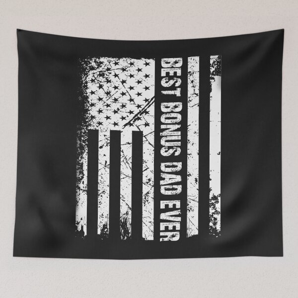 Item preview, Men's Best Bonus Dad Ever American Flag Father Day designed and sold by LacyOrn.