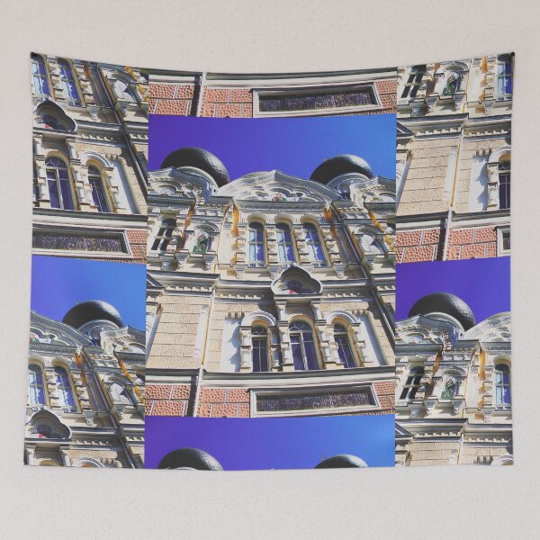 Item preview, Orthodox church against the background of the blue cloudless sky  designed and sold by helenkaiy.