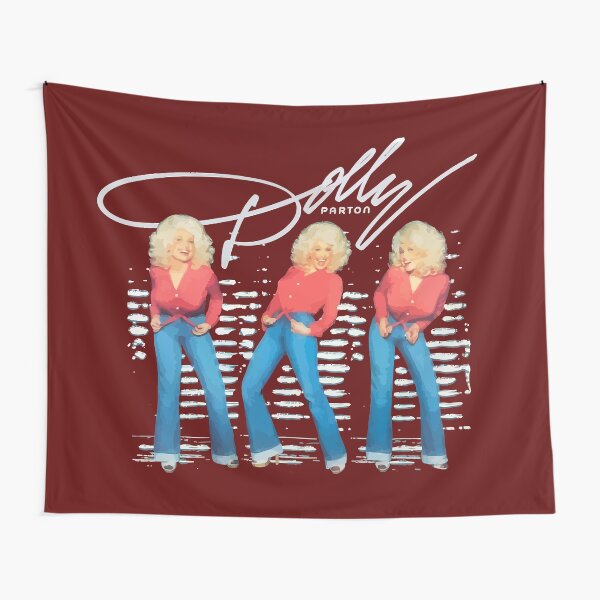 The Most Wanted Dolly Parton Vintage Merchandise Tapestry
