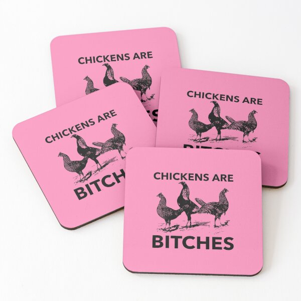 Item preview, Chickens are Bitches -Crazy Rich Asians Design on Pink - Bok Bok Bitch! designed and sold by katiekendall.