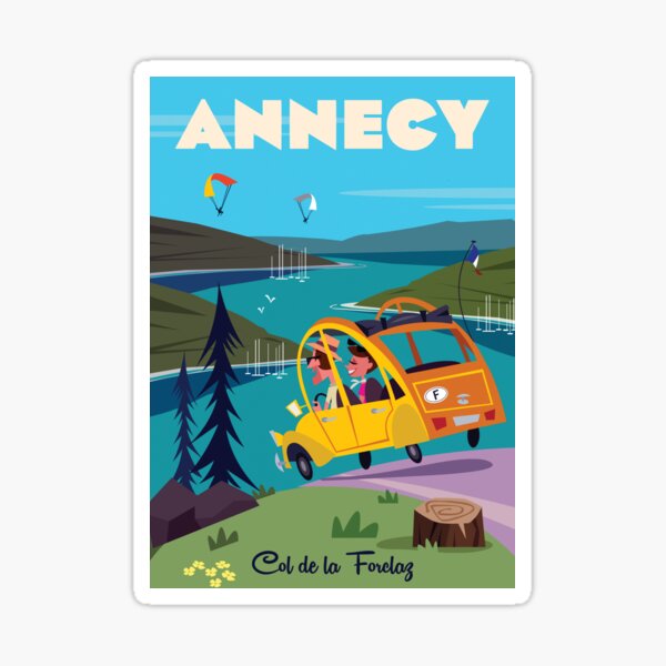 Affiche d'Annecy Sticker