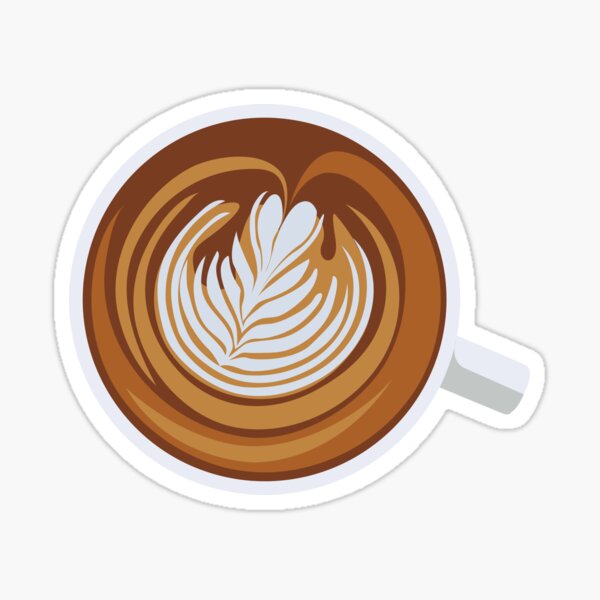 Cup-a-Cappuccino Sticker