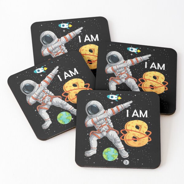 Item preview, Kids 8 Years Old Birthday Boy Space 8th B-Day designed and sold by anniversaryshop.
