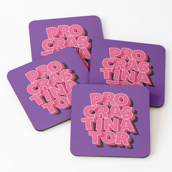 Item preview, procrastinator designed and sold by Arwa Ganiwalla.