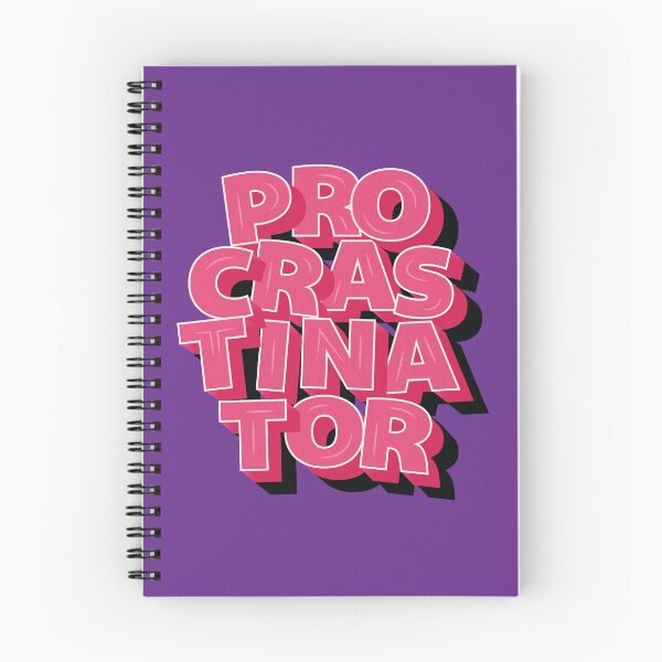 Item preview, procrastinator designed and sold by Arwa Ganiwalla.