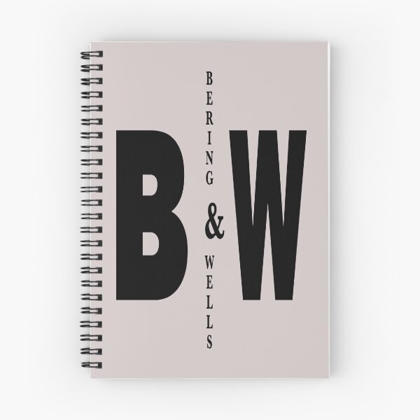 Item preview, Bering & Wells minimalist text design designed and sold by NerdyWarehouse.