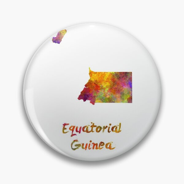 Item preview, Equatorial Guinea in watercolor designed and sold by paulrommer.