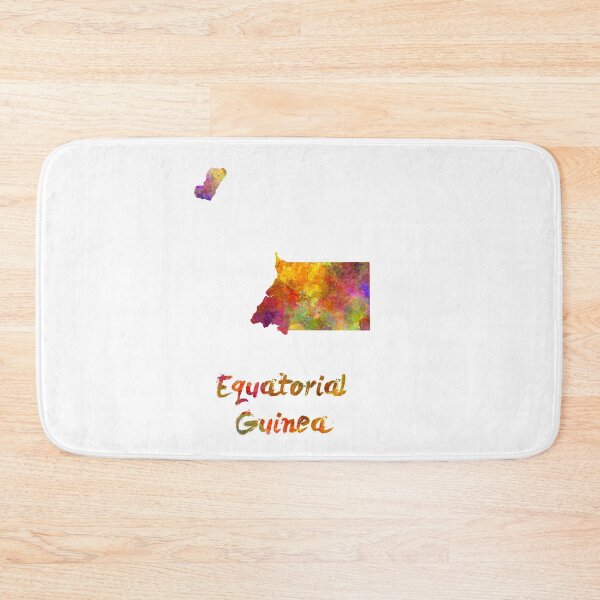 Item preview, Equatorial Guinea in watercolor designed and sold by paulrommer.