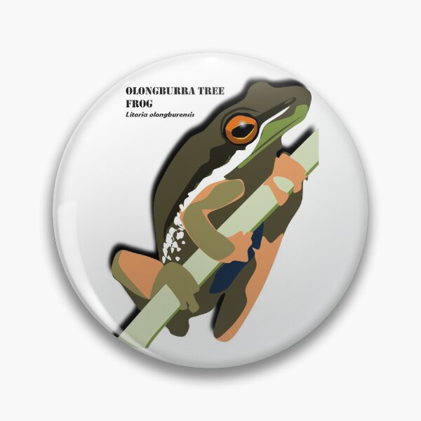Item preview, Olongburra Tree Frog (Litoria olongburensis), aka Wallum Sedge Frog designed and sold by WildFroggo.