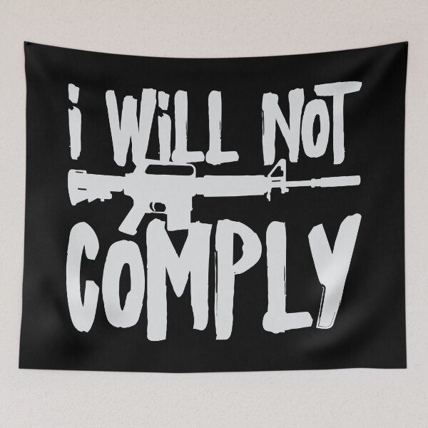 Item preview, I Will Not Comply designed and sold by cherretter.