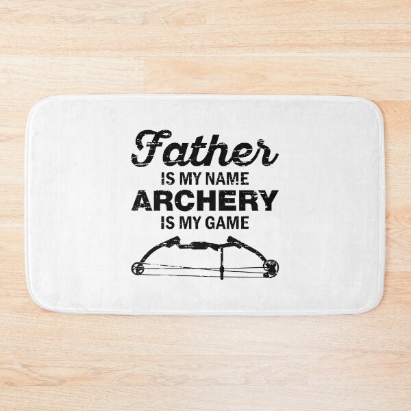 Item preview, Father Is My Name Archery Is My Game Funny Archer Dad Quote designed and sold by Scratches Tees.