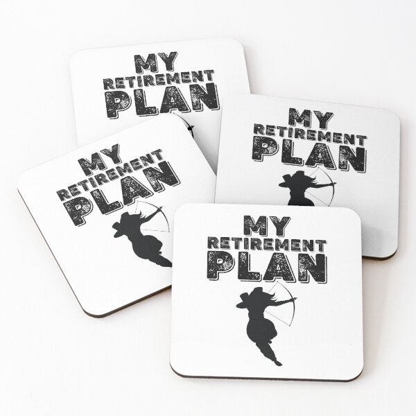Item preview, My Retirement Plan Funny Retired Fathers Archery Quotes designed and sold by Scratches Tees.