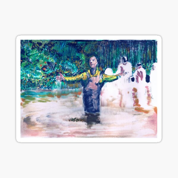 Delmar's Baptism Sticker