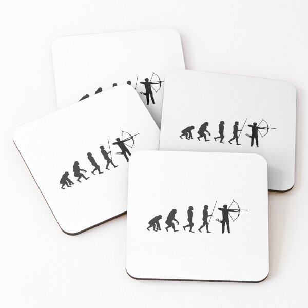 Item preview, Human Evolution Funny Archery Sayings For Fathers Day designed and sold by Scratches Tees.